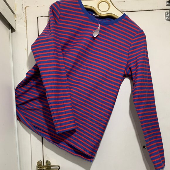 NEW VINTAGE GAP LONG SLEEVE MIDWEIGHT STRIPE T-SHIRTS SIZE S - Picture 7 of 10